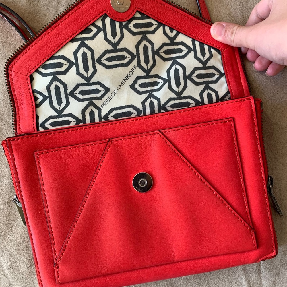 Rebecca Minkoff Red Envelope Crossbody - Picture 3 of 7